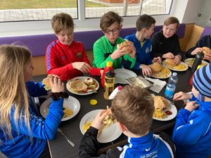 Verspätete Weihnachtsfeier U12 / U14