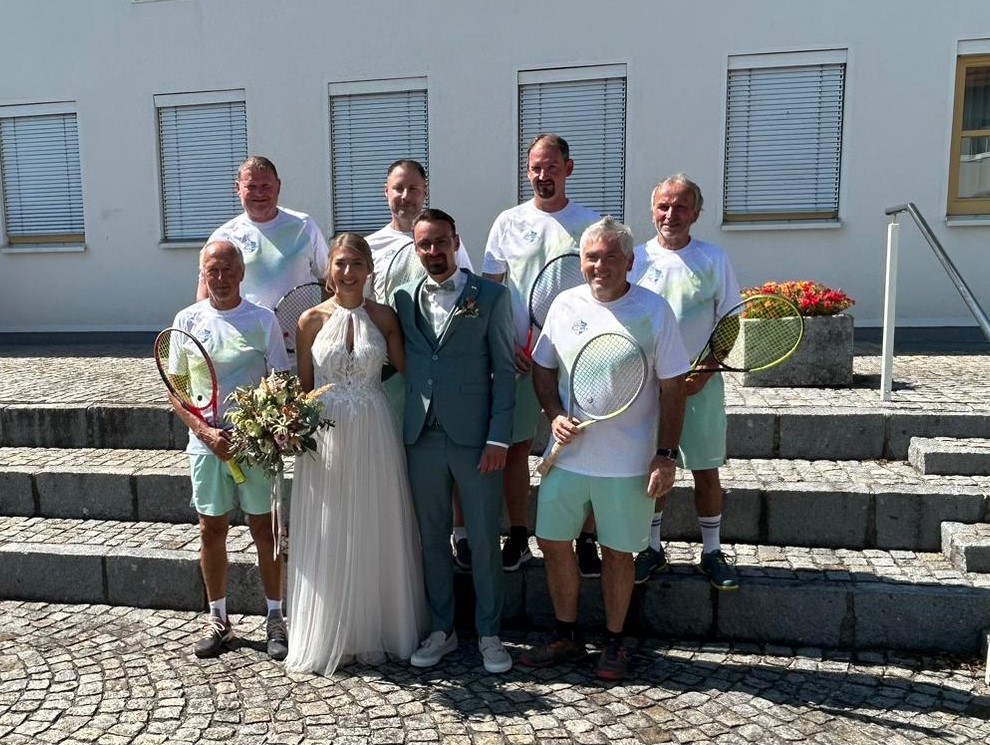 Ein Hoch dem Brautpaar!
